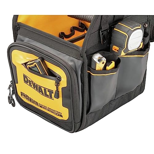 DEWALT Tool Bag, Electrician Tote, Tool Storage and Organization, Durable and Water Resistant, 11 Inch (DWST560105)