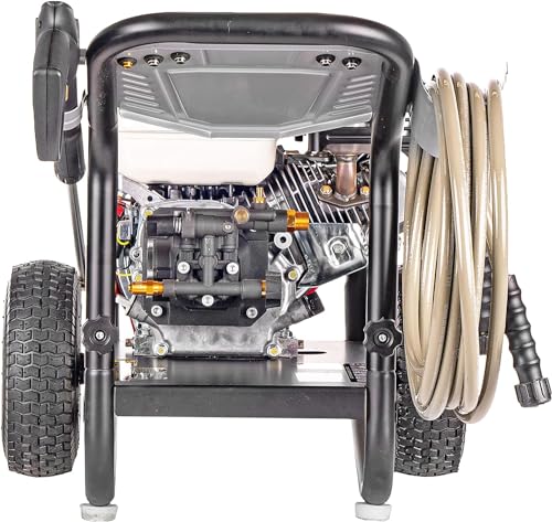 Simpson 3500 PSI Gas Pressure Washer, 2.5 GPM Commercial Power Washer, Honda Engine, Cold Water, 25' Hose, PowerShot, 49-State Compliant (PS3228)