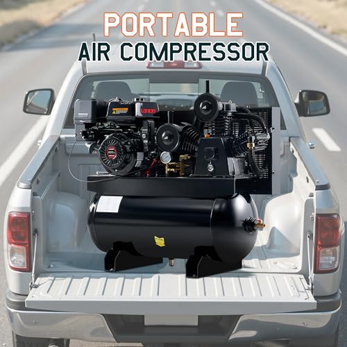 Albott 13HP Gas Air Compressor 30 Gallon Portable Horizontal Tank