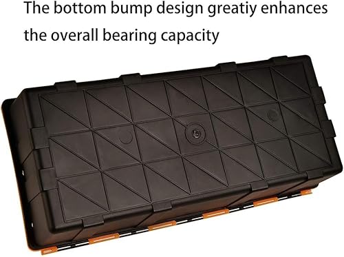 16-Inch Three-Layer Plastic Storage Box/Tool Box/Sewing Box Organizer, Multipurpose Organizer and Portable Handled Storage Case for Art Craft and Cosmetic
