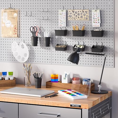 Seville Classics Commercial Work Table Island Utility Cart Prep Station, for Restaurant, Kitchen, Warehouse, Garage, Hotel, Home, Stainless-Steel, Solid Wood Top, 48" W x 24" D