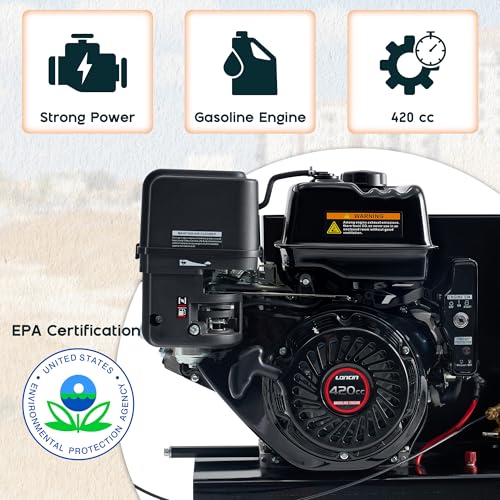 Albott 13HP Gas Air Compressor 30 Gallon Portable Horizontal Tank
