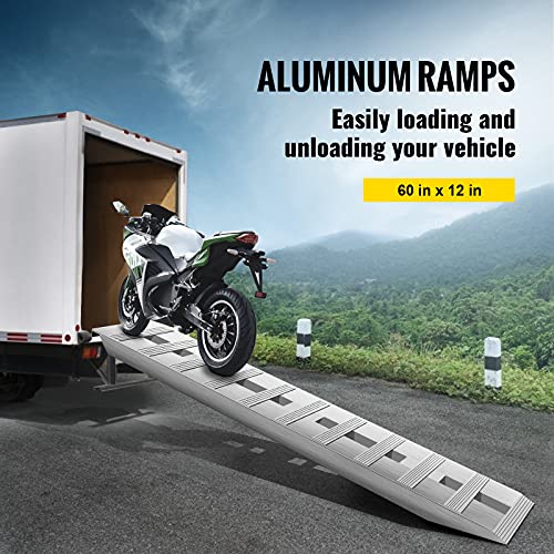 VEVOR Aluminum Ramps, 60" L x 12" W, 2Pcs