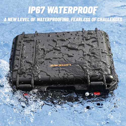 Case for Dewalt Oscillating Multi Tool - Waterproof Hard Tool Box for Dewalt Multi-Tool: DCS356B | DCS354B | DCS353B, Power Tool Kit Bag for Dewalt 20V Max Oscillating Tool/Battery/Charger (Case Only)