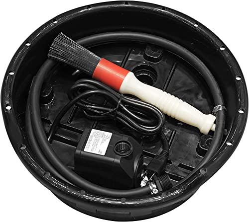 Torin AXH-PPW5GB 5 Gallon Capacity Portable Plastic Automotive Parts Washer Cleaner to Degrease Small Parts and Tools, Black