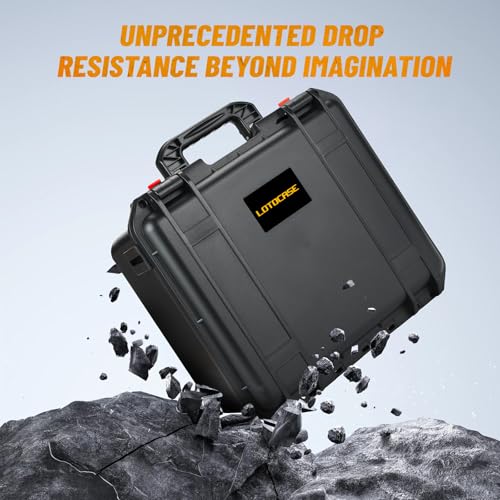 Case for Dewalt Oscillating Multi Tool - Waterproof Hard Tool Box for Dewalt Multi-Tool: DCS356B | DCS354B | DCS353B, Power Tool Kit Bag for Dewalt 20V Max Oscillating Tool/Battery/Charger (Case Only)