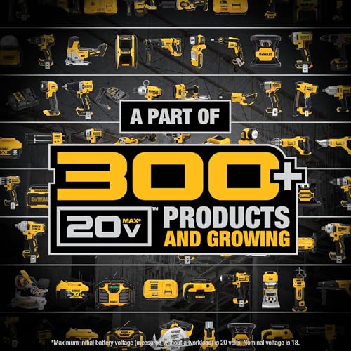 DEWALT 20V MAX Cordless Drill and Impact Driver, Power Tool Combo Kit , Includes 2 Batteries, Charger and Bag (DCK240C2)