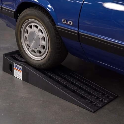 Eastwood Detachable Removable Poly Black Car Ramp Set with 3.6 Tons Load Rating