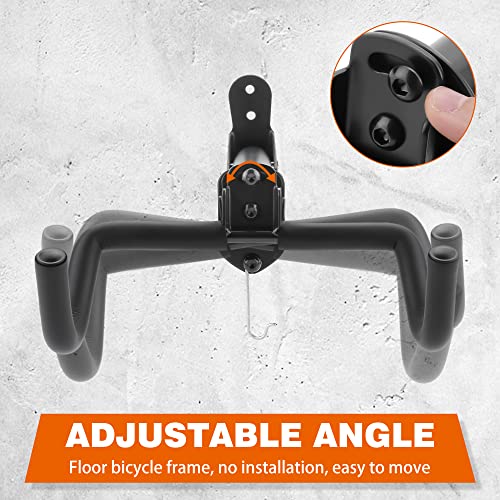 Auwey 2PACK Bike Rack Garage Bike Wall Mount Bicycle Wall Hanger Bike Hook Bike Storage Rack for Indoor Storage Bike Horizontal Hanger Bicycle Wall Mount Bicycle Wall Rack
