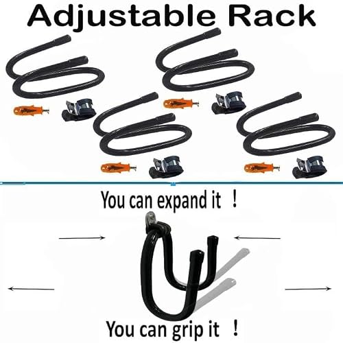 AUXPhome Power Tool Organizer - Wall Mount Garage Storage Rack, Hanger Hooks for Drills, Cables, Accessories & Tool Box - Holds 4 Drills