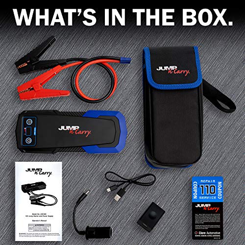 Clore Automotive JNC325 Jump-N-Carry 2000A 12 Volt Jump Starter for up to 8.0L Gasoline and 6.0L Diesel Engines