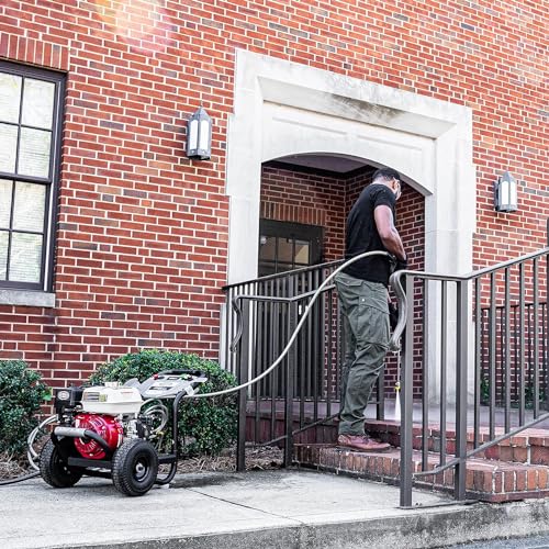 Simpson 3500 PSI Gas Pressure Washer, 2.5 GPM Commercial Power Washer, Honda Engine, Cold Water, 25' Hose, PowerShot, 49-State Compliant (PS3228)
