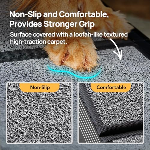 PetThem Dog Ramp for Cars, 71" L × 17.2" W, Extra-Long Foldable