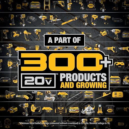 DEWALT 20V MAX Cordless Impact Wrench with Hog Ring Anvil, Brushless High Torque 1/2 Impact Gun, 4-Mode Speed, Includes Battery, Charger and Kit Bag (DCF900P1)